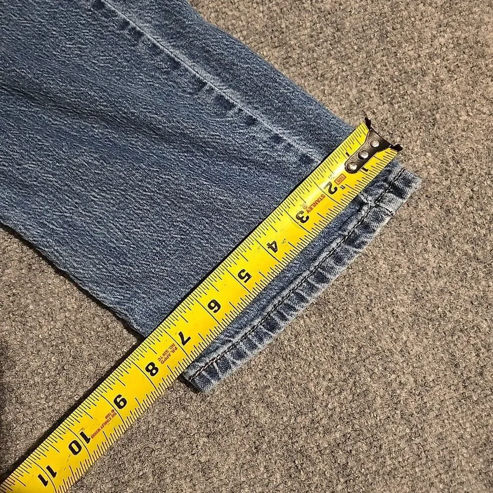 Levis Jeans Mens 34x29 Blue 505 Straight Fit Denim Casual Logo Preppy 5 Pocket